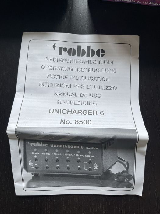 Unicharger Robbe no 8500  total 1200 mA carregador rc