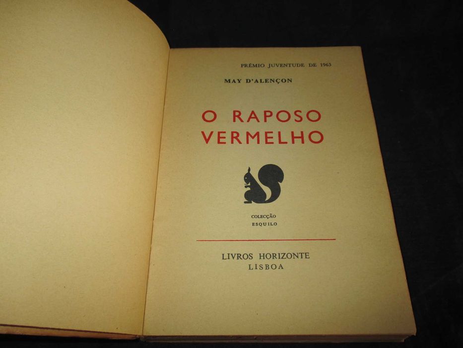 Livro O Raposo Vermelho May D'Alençon