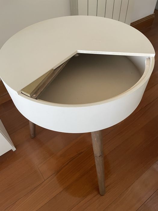 Mesa apoio e decoração