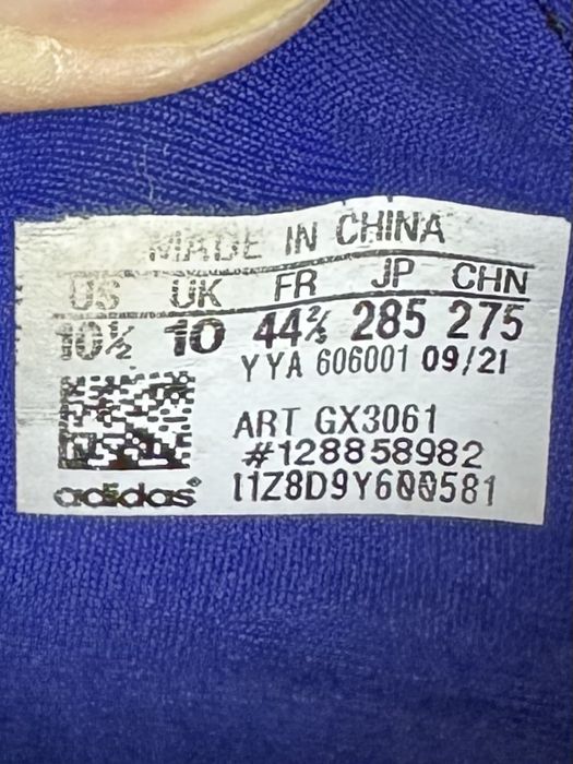 Adidas Ultra Boost кроссовки 44 размер спортивные синие