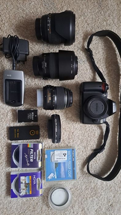 NIKON D60,obiektywy, akcesoria