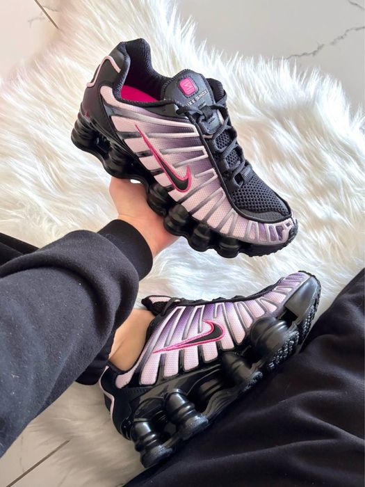 Nike TL Shox Black Pink 36-41р найк рожеві