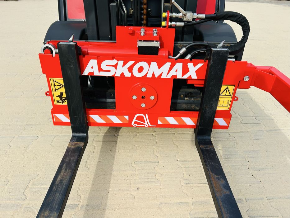 Obrotnica do wózka widłowego ciagnika wywrotnica skrzyniopalet koszy