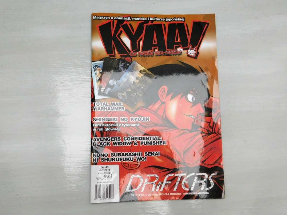KYAA Magazyn o animacji mandze nr45 6-7,2016