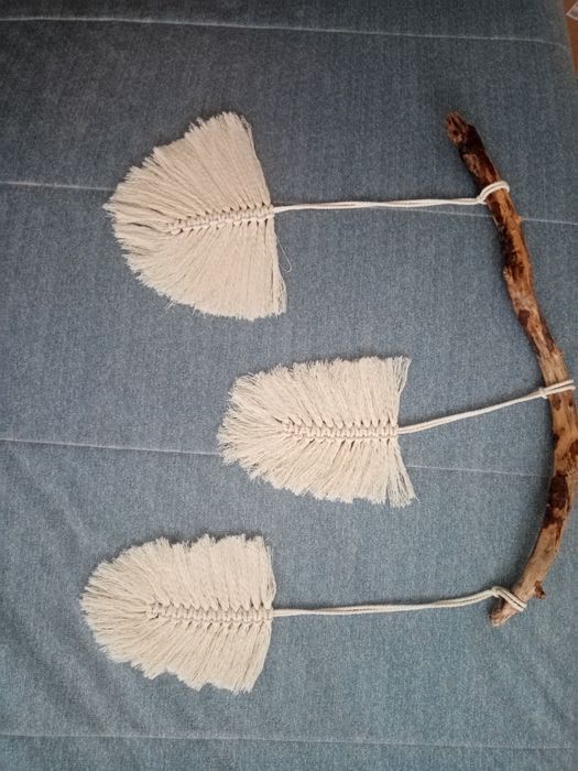Peças em macramé