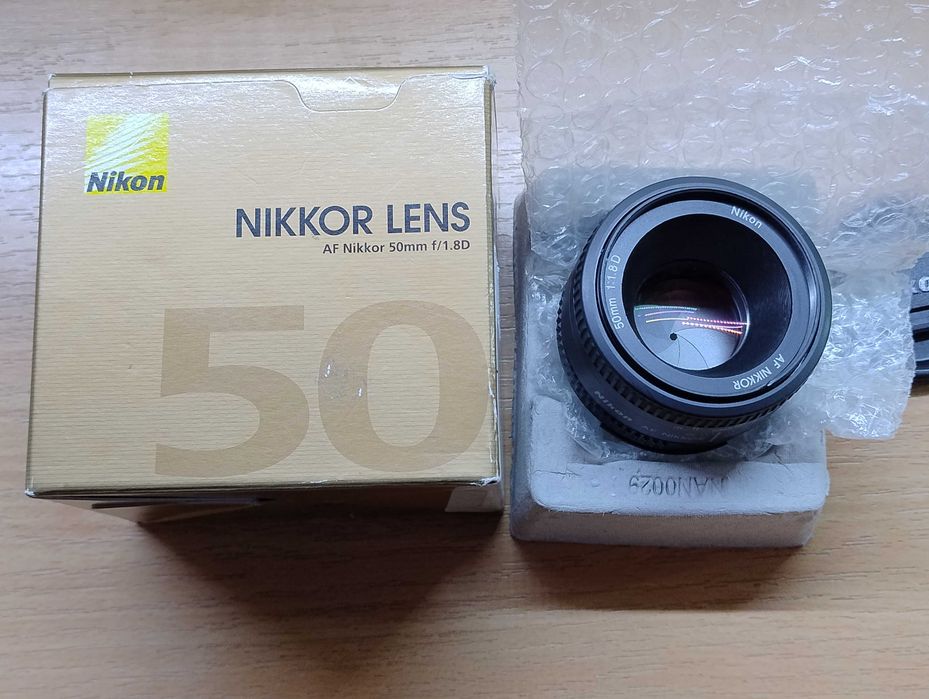 Nikon 50mm f/1.8 AF D Nikkor Lens Объектив