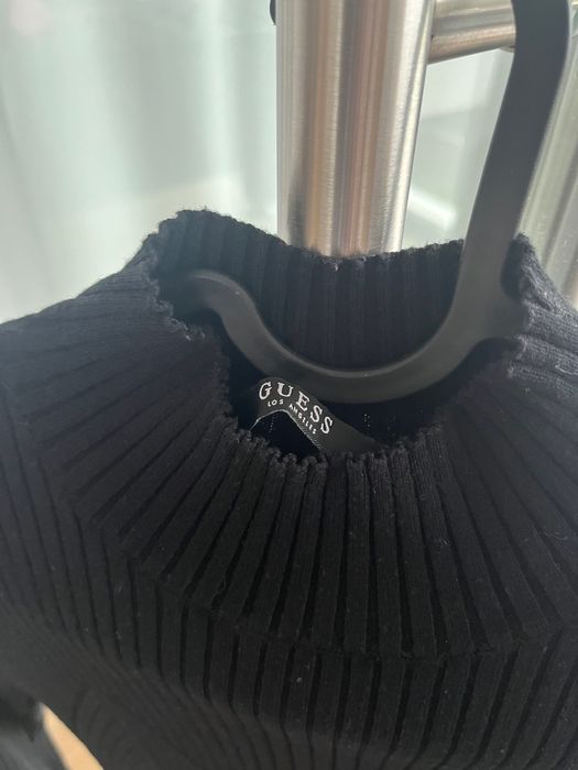 Sukienka guess czarna dzianina