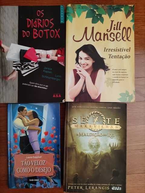 Lote de livros a dois euros