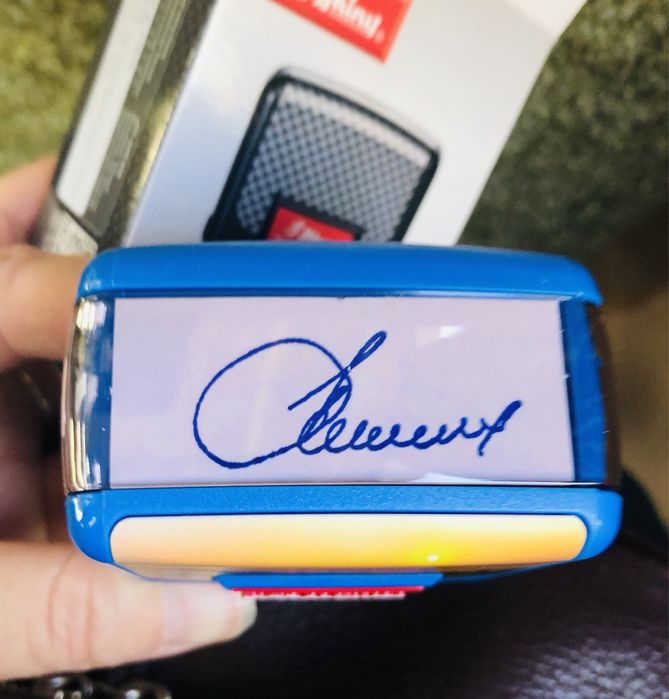 Факсимиле печать, печать подпись