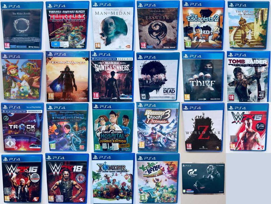 Диски Sony PlayStation 4