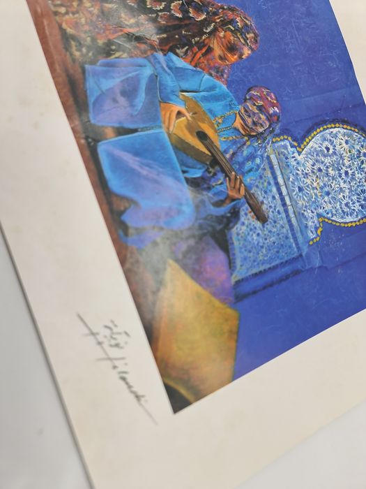 Impressão de uma pintura de Miloudi Nouiga