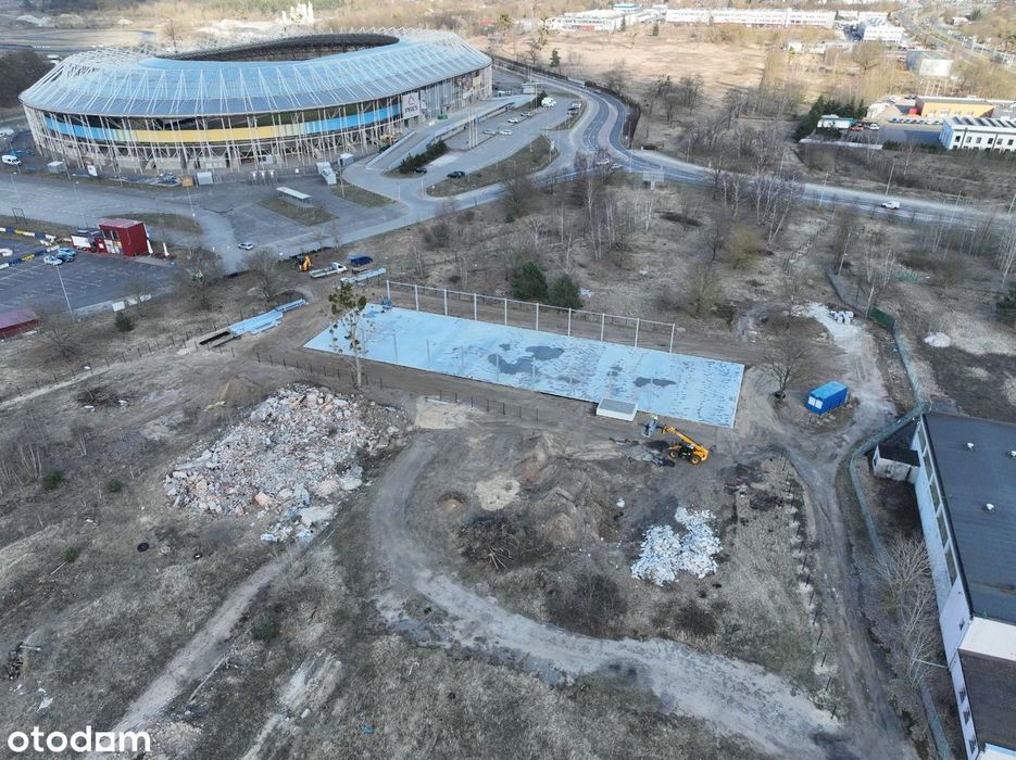 Działka pod inwestycję w Toruniu, bezpośrednio, media, przy stadionie