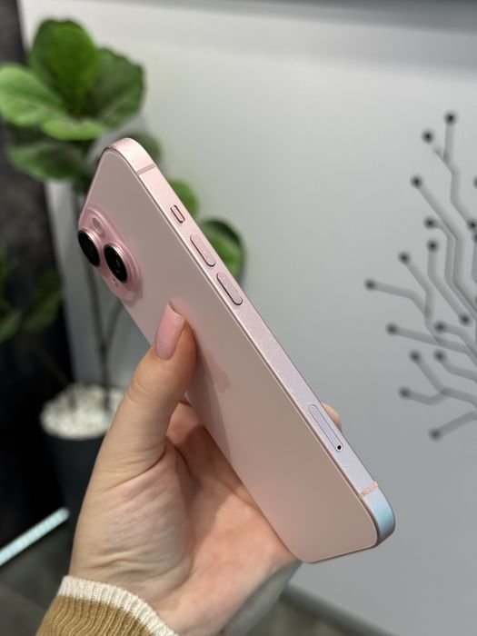 Гарантія • iPhone 15 • Rose • 128Gb • 90%Акб • Оплата частинами