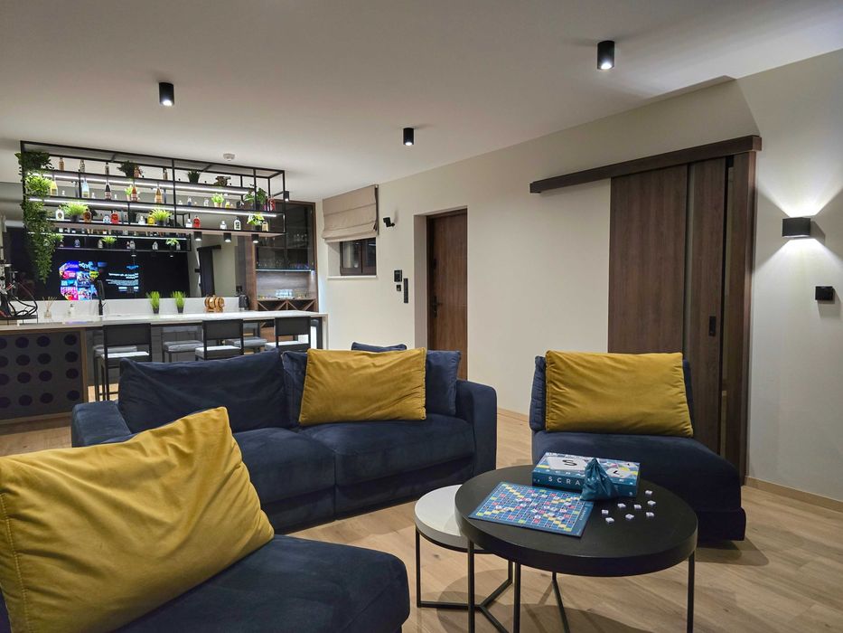 Dom z prywatną balią i widokiem na las Beskid Niski