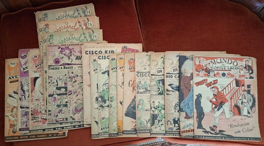 Mundo de Aventuras - 1ª fase anos 40 e 50 - Aguiar & Dias Limitada - inclui nº3