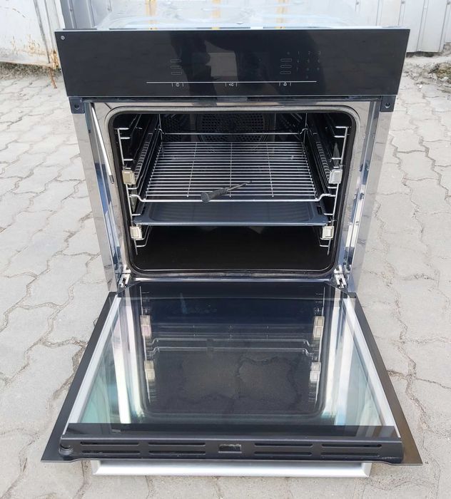 Духовой шкаф Миле Miele H 5681 BP пиролиз пар черная б/у духовка