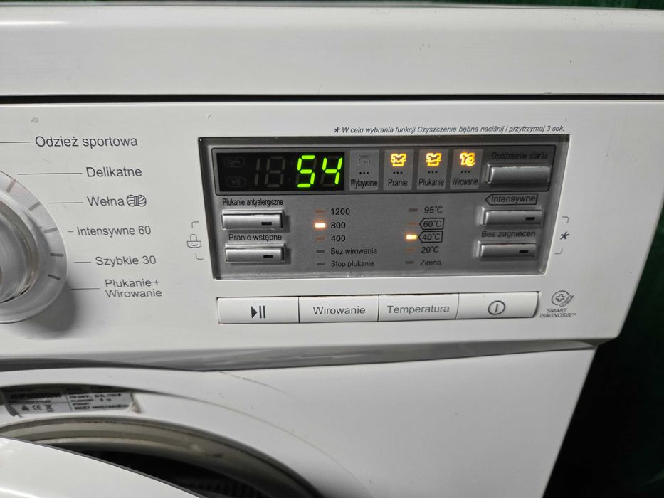 Pralka LG SLIM 43cm. 6 kg/1000 ob. A + LCD .PL. Silnik inventer.Gwar.