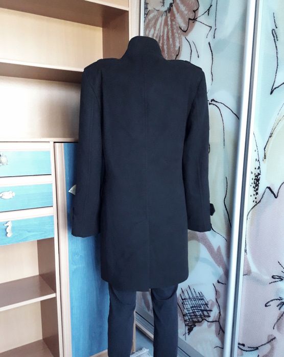 Тёплое шерстяное пальто на утеплителе, 46, Collezione