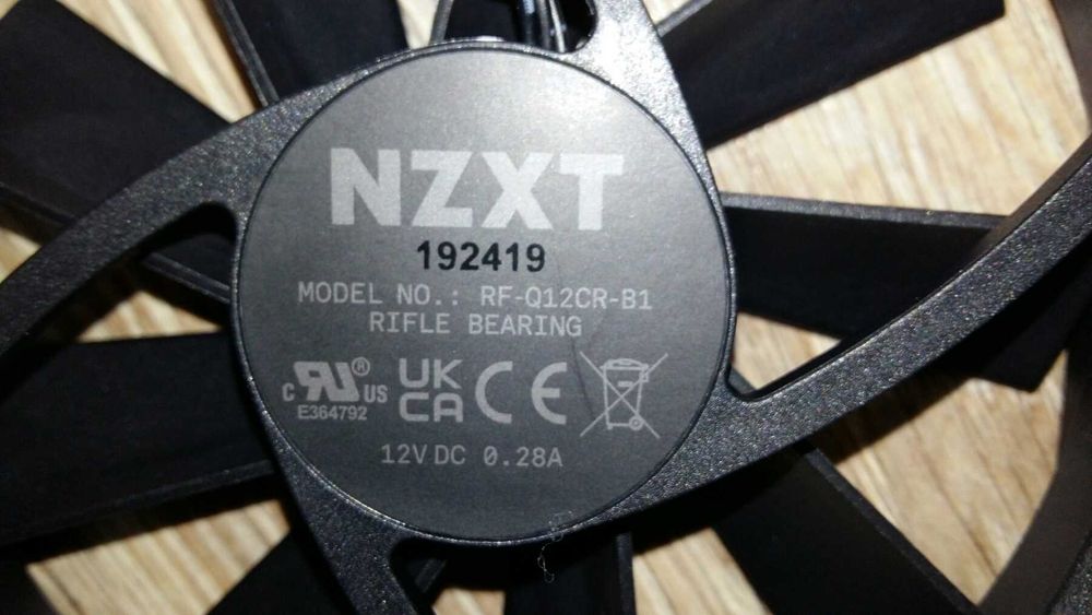 4x Wentylator NZXT 120x120 mm RF-Q12CR-B1