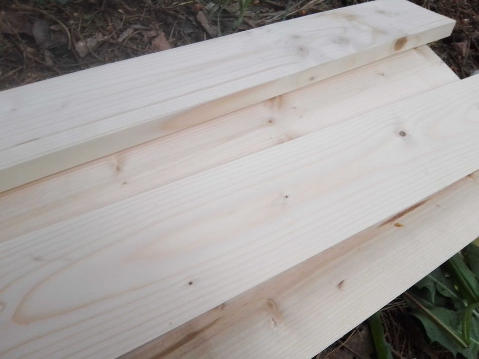 Heblowana deska świerkowa 120 cm x 9 cm