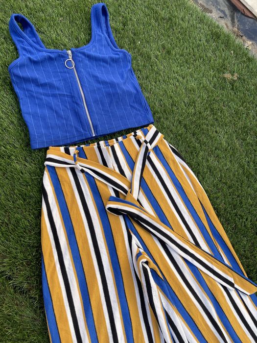 Conjunto calça e cropped