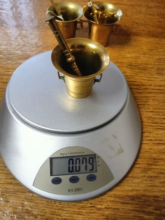 Moździerz mosiężny miniaturki