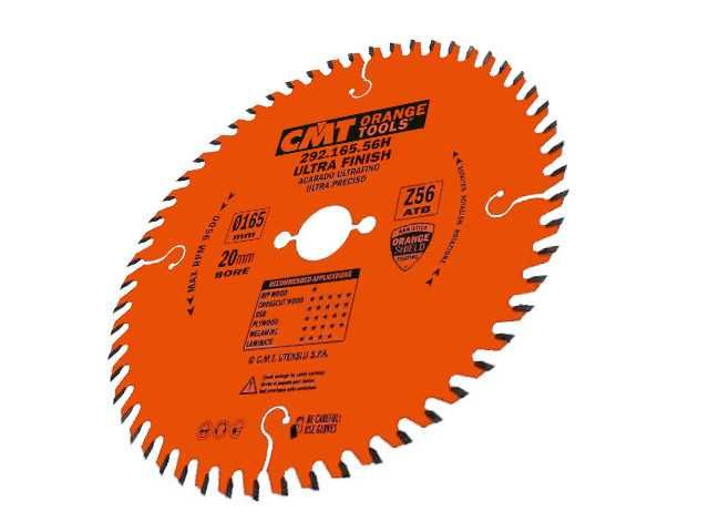 CMT 292.165.56H Tarcza do cięcia drewna Laminatu Piła Widia 165x20 Z56