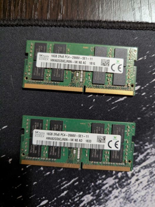 Оперативна памʼять SK Hynix SO-DIMM DDR4 2666 MHz 16GB