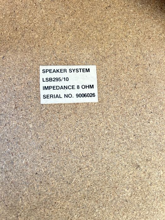 Aparelhagem Philips com colunas