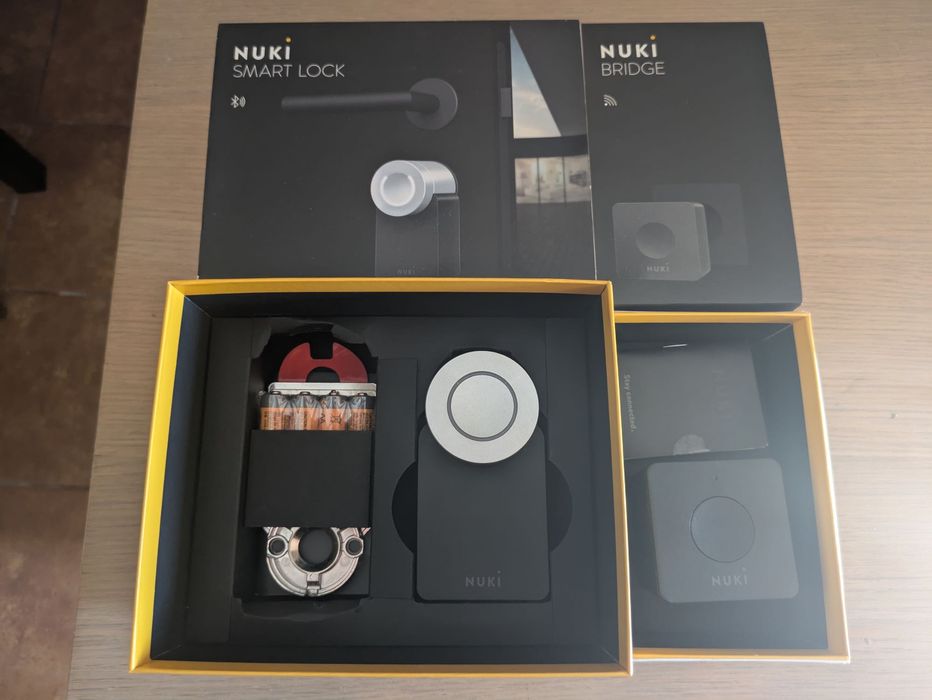 Nuki Smart Lock Combo 2.0 + Bridge – €160 (used, excellent condition)64170326688898122