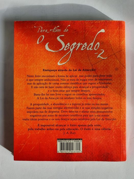 Livro - O Segredo 2 - Rhonda Byrne - 6€