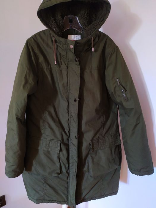 Parka L zimowa  haki