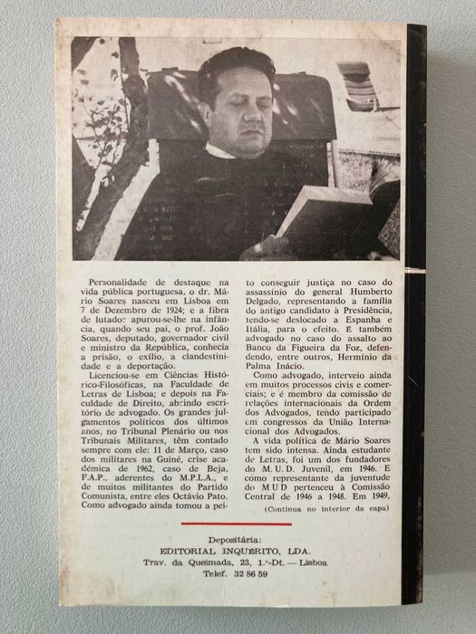 Escritos Políticos, de Mário Soares