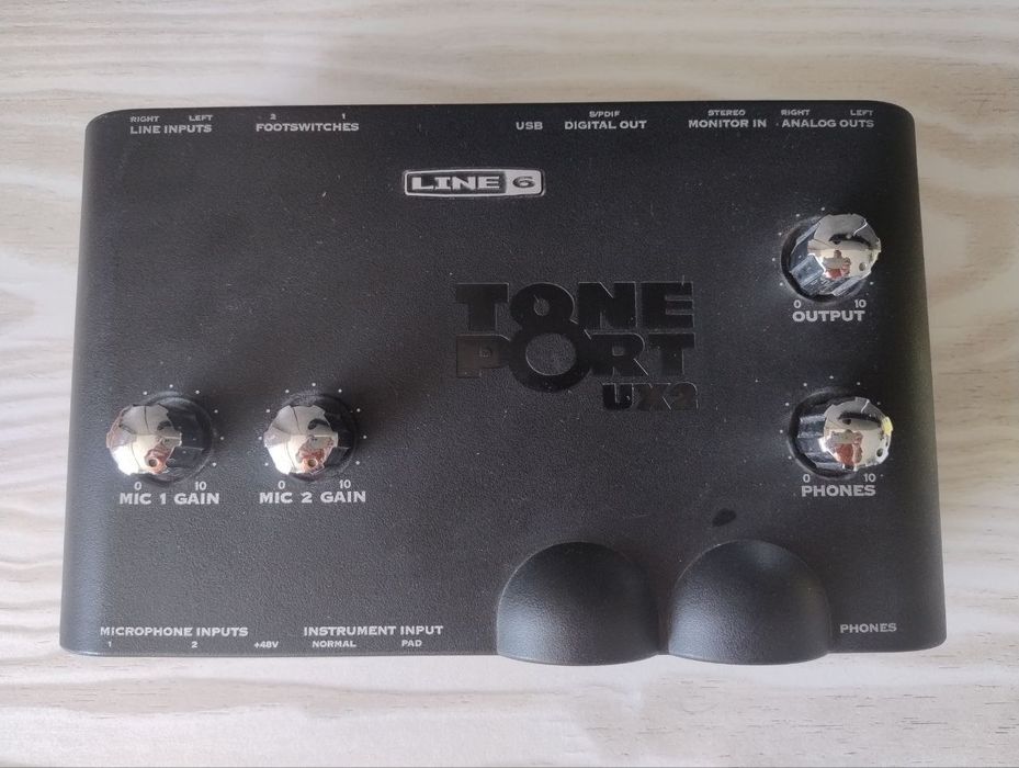 Аудіоінтерфейс Line 6 TonePort UX2, звукова карта, аудіоінтерфейс