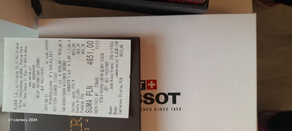 Zegarek tissot conected