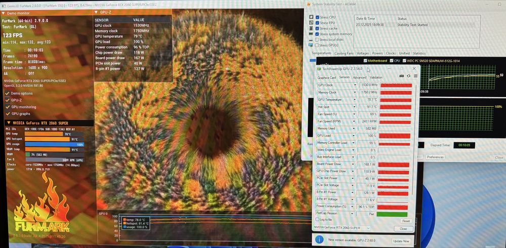 Ігровий ПК. RTX2060Super 8Gb, Ryzen 5, DDR4 16Gb, SSD512Gb, HDD500Gb