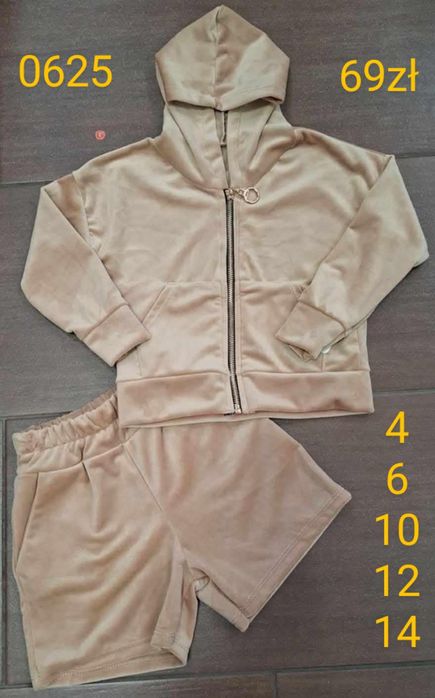 Komplet welurowy