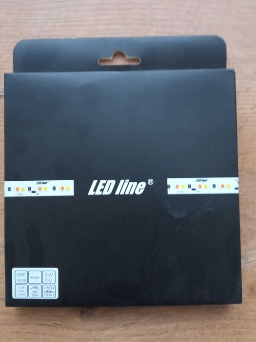 Paski ledowe LED line WATERPROOF 4,8W 24V DC 4000K