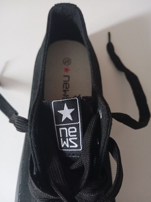 Trampki damskie czarne 37