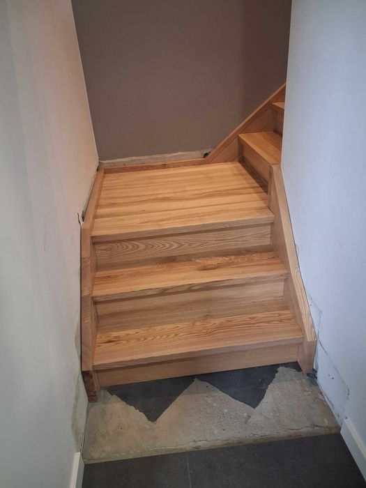 Schody drewniane i balustrady,stopnie,montaż