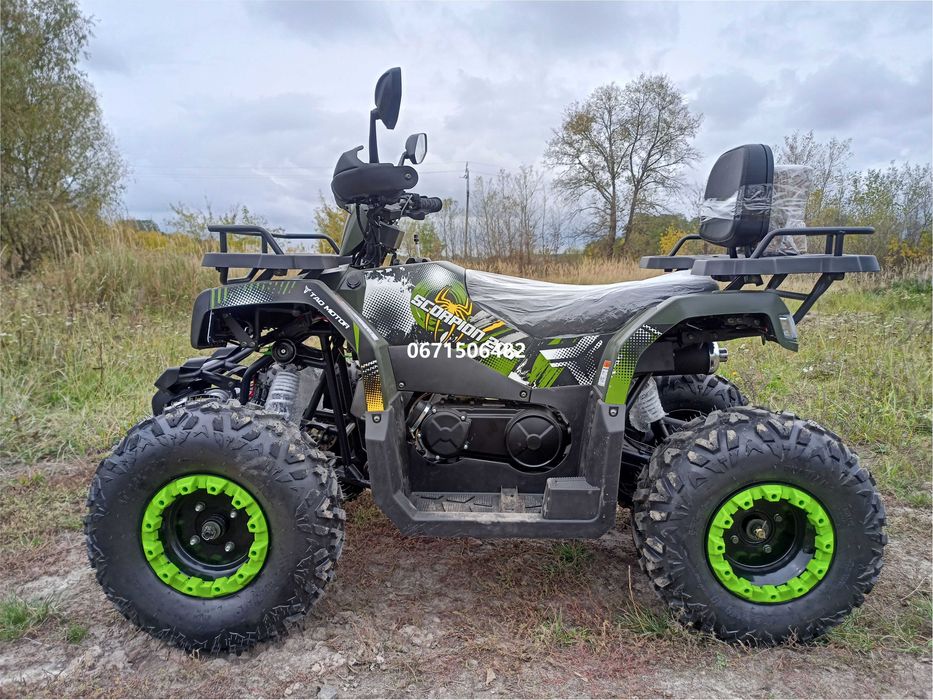 Квадроцикл Comman Scorpion 200cc Коман Скорпіон доставка безкоштовна під самий двір гарантія сервіс відео огляд техніки перед відправкою