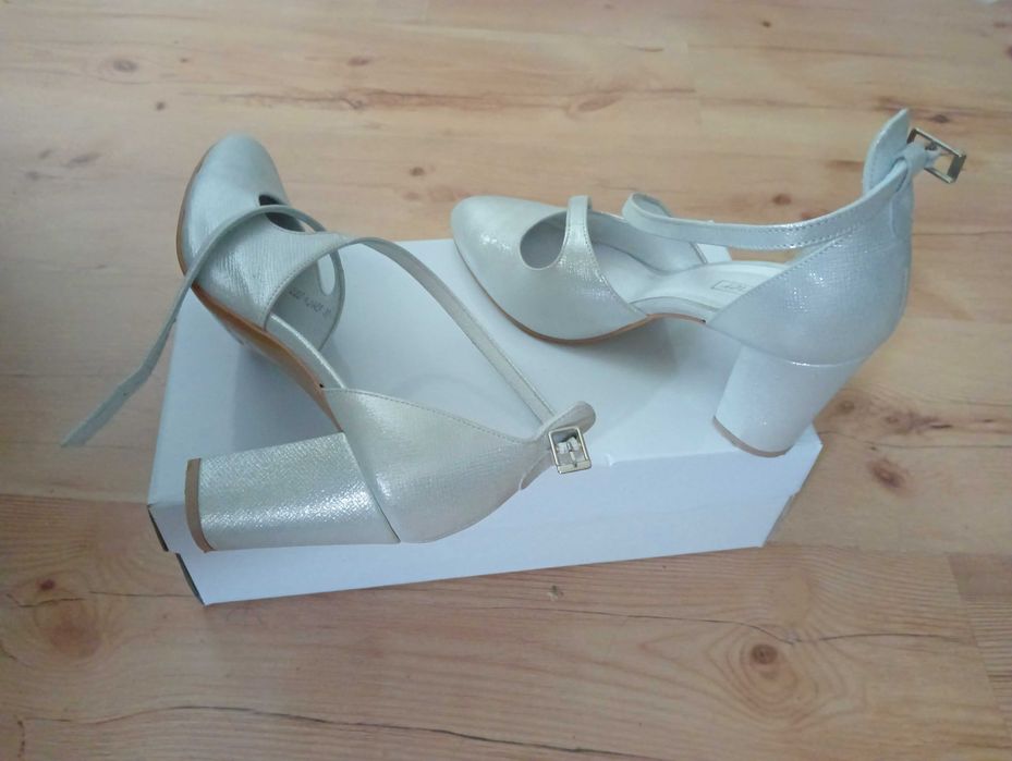 Buty ślubne, wyjściowe, eleganckie