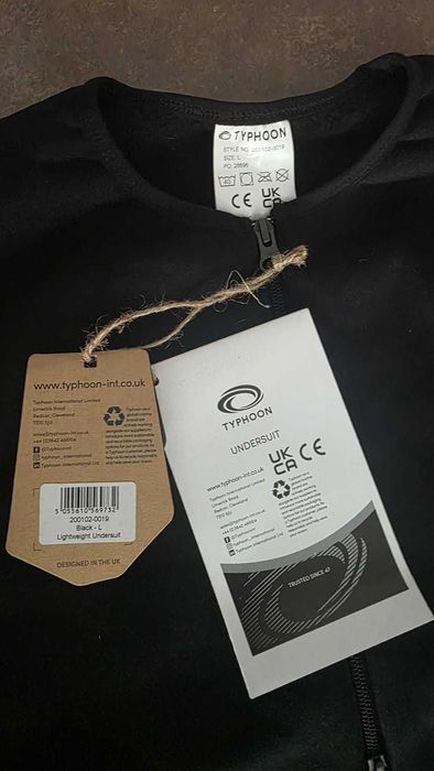 Typhoon Undersuit Polar tamanho L - Novo