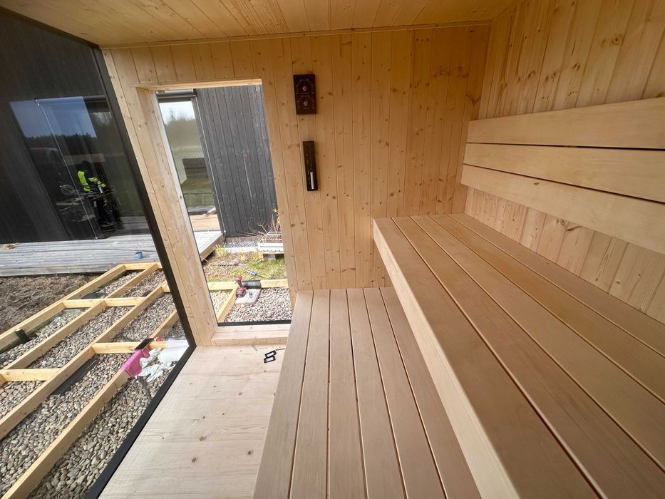 Sauna ogrodowa sauna zewnętrzna 255cm x 240