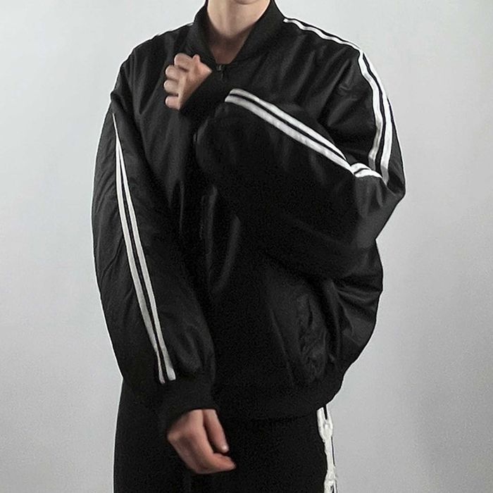 (S, M, L) Оверсайз Бомбер Racer Adidas опиум y2k