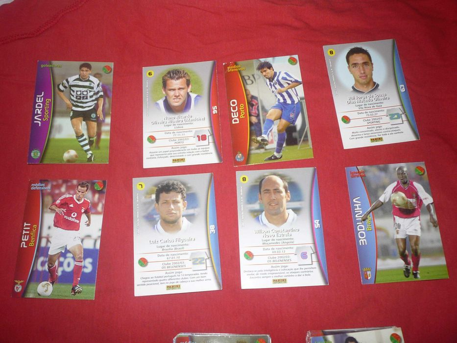 Cartões Panini "Mega Craques": 2 euros