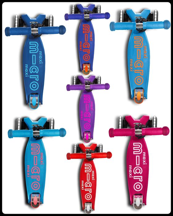 Самокат Maxi Micro Deluxe LED Micro maxi лед з колесами що світяться