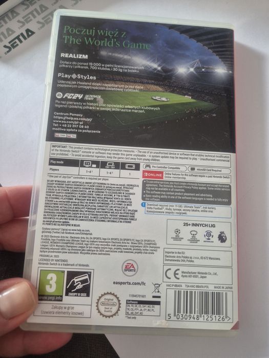 Gra Fifa 2024 nintendo
