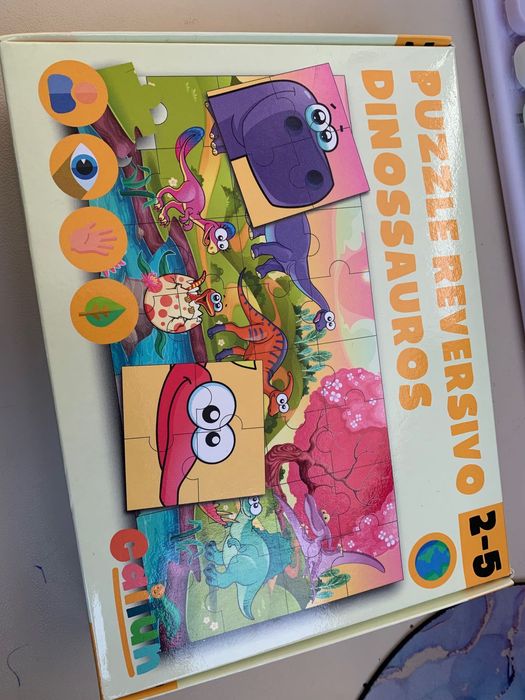 Puzzle reversível dissossauros