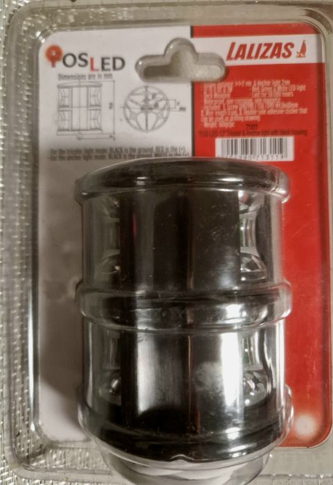 Lalizas lampa nawigacyjna FOS LED 12